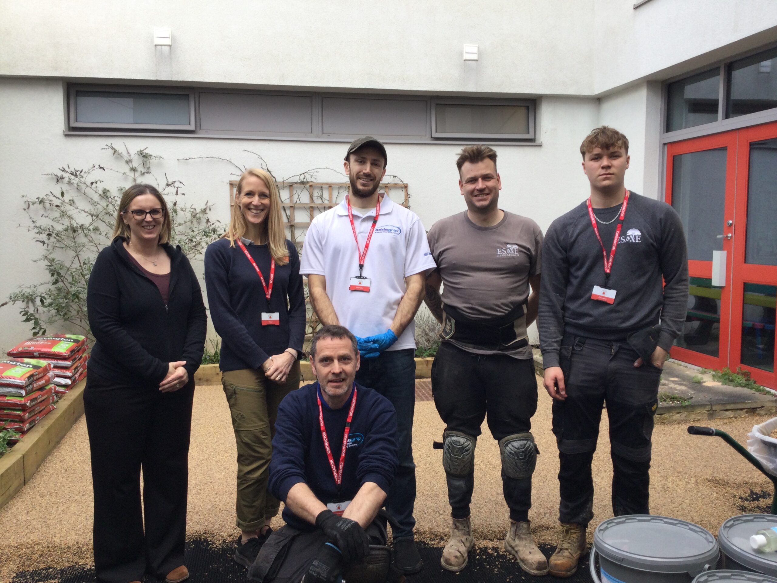 Sustainable surface latest step in Cherrywood Primary’s sensory garden