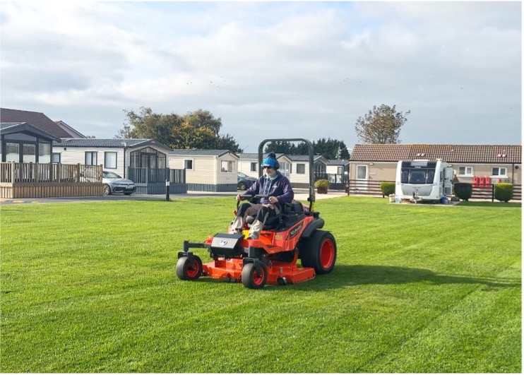 Kubota Zero-Turn ticks every box for Windsor Holiday Park
