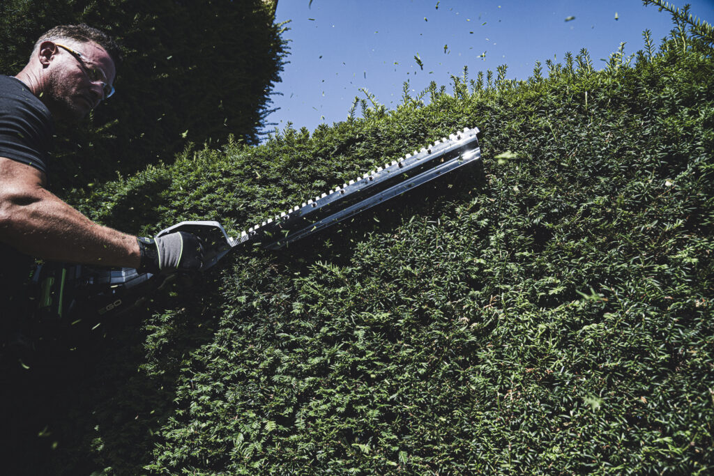 Cutting Out The Noise With EGO's Debut Single-Sided Pro Hedge Trimmer