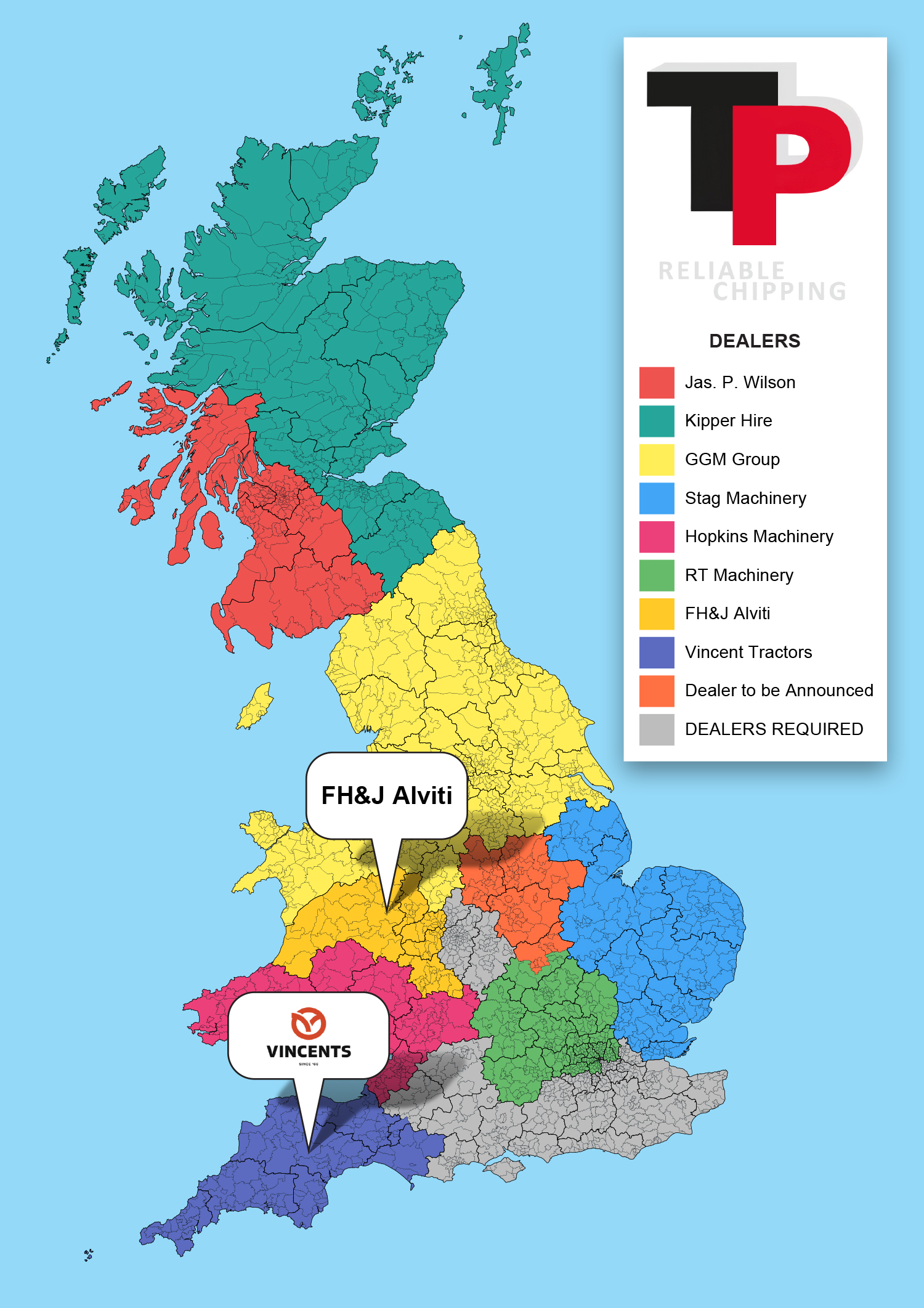 TP Chippers Expands Dealer Network To Deliver Enhanced Nationwide Support
