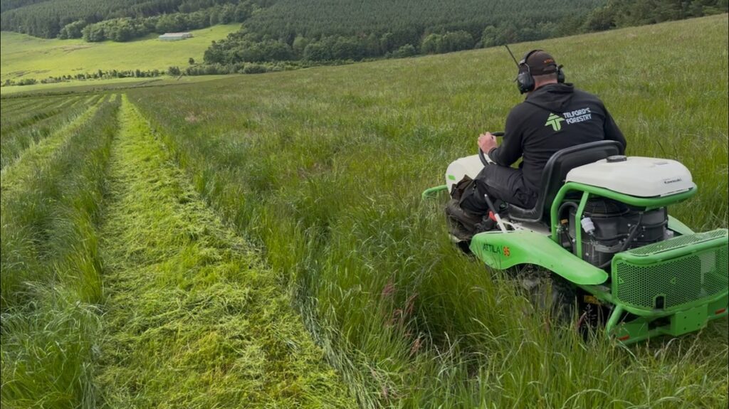 Forestry Contractor Finds The Perfect Partner In The Etesia Attila 95